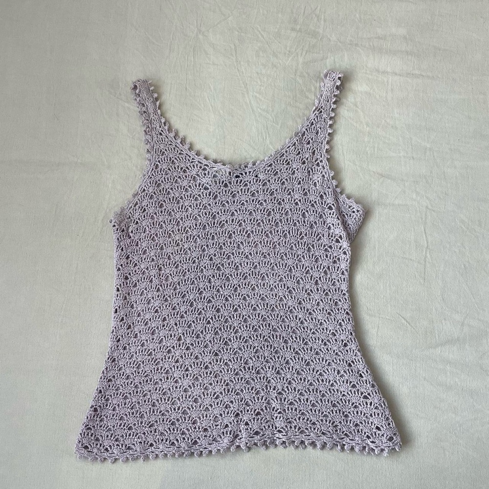 White Stag Crochet Tank Top